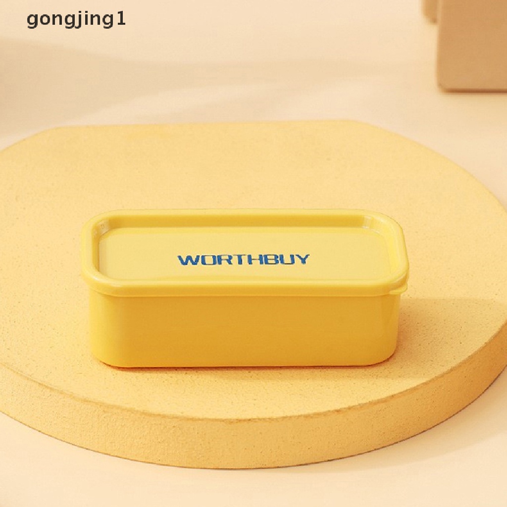 Ggg Ins Portable Cotton Swab Box Travel Floss Holder Case Serba Serbi Kotak Organizer Kawat Tahan Debu Earphone Kabel Kotak Penyimpanan ID