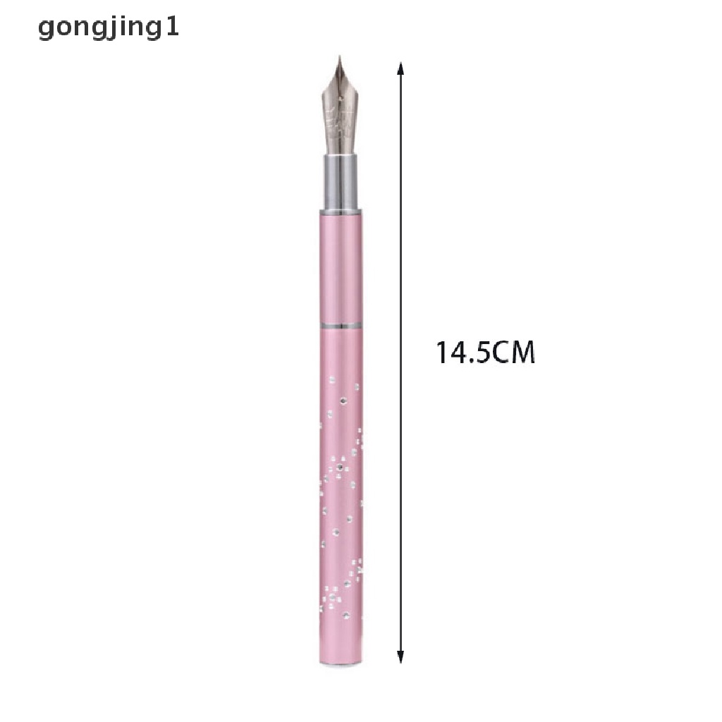 Ggg 6kepala Stainless Steel Dotg Pulpen UV Gel Pager Liner Pen Nail Art Tools ID