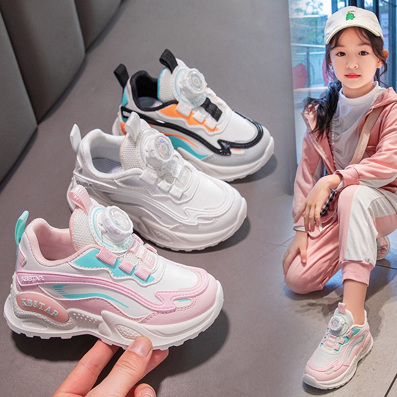 Sepatu Anak Perempuan Laki-Laki 0301880 Sneaker Sekolah Fashion Import Model Terbaru