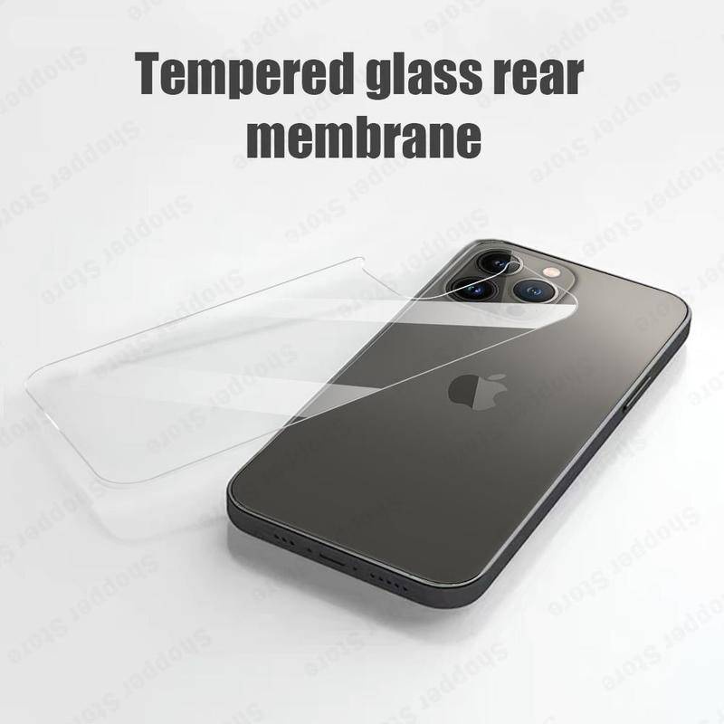 Kaca Layar Tempered Depan Belakang Untuk iPhone 11 Pro XS MAX X XR 78 Plus Ponsel Tempered Film Untuk Iphone5 5S SE 2020 2022 2016