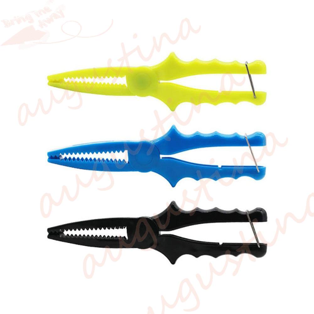 Augustina Fishing Plier Plastik Serbaguna Tackle Grip Grabber Lock Clip Alat Pancing Jepitan Tang