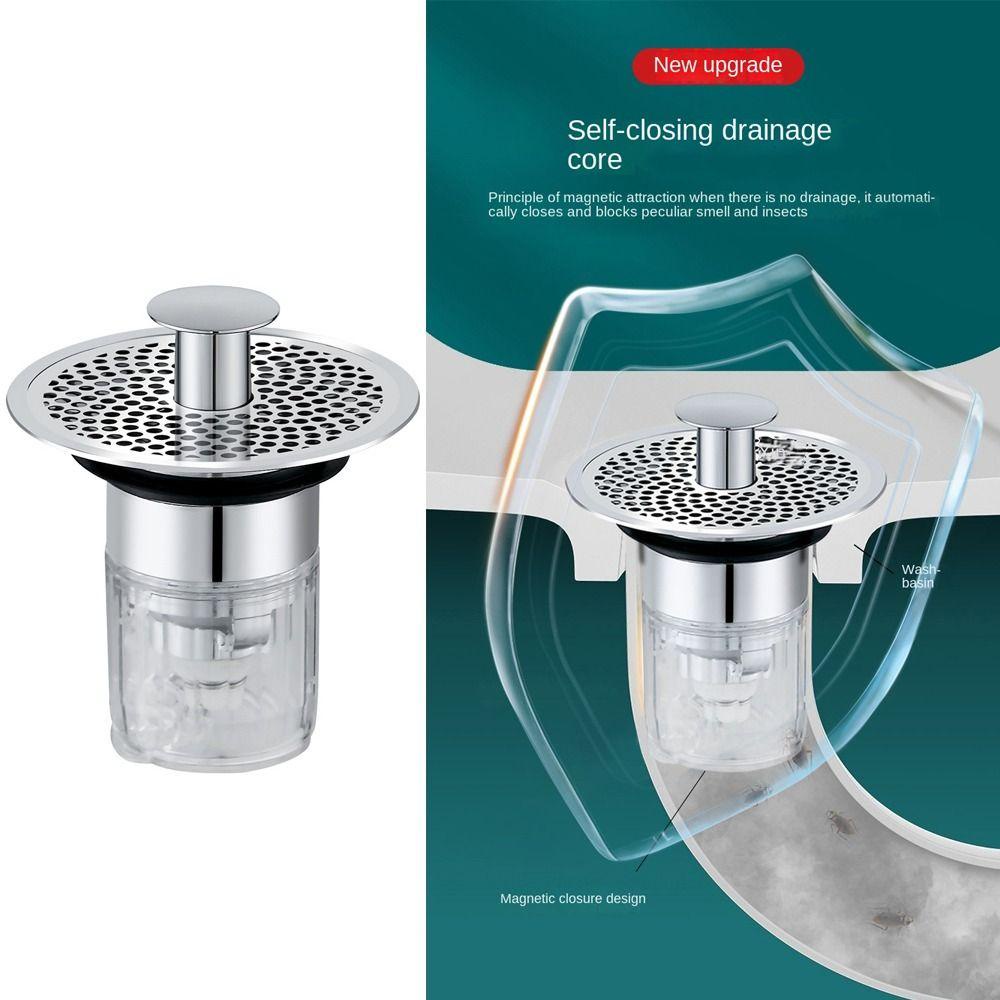 Populer Saringan Wastafel Tembaga Yang Bermanfaat Pembuangan Limbah Pembersih Barang Penutup Wastafel Air Plug Food Hair Stopper