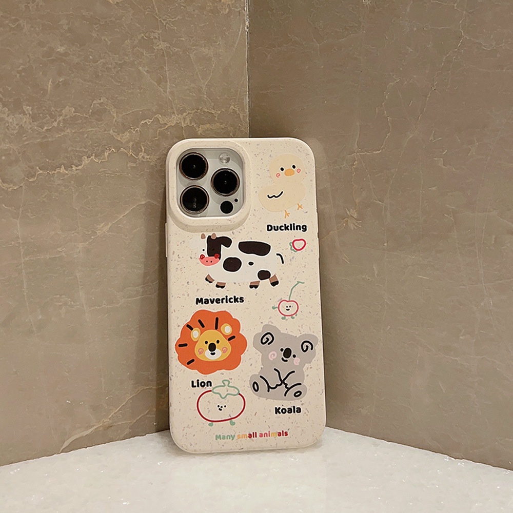 Ins Koleksi Besar Dari Hewan Cangkang Keras Film Fotografi Case Untuk Iphone SE 2020 7 /8 Plus 14x XR XM 11 12 MINI 13 PRO MAX Casing Cover Pelindung AT0147