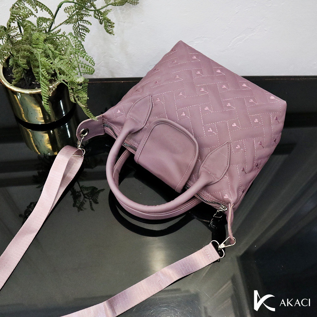 Akaci - Tas selempang nilon super cocola lucu elegan unik kualitas terbaik 06-6938