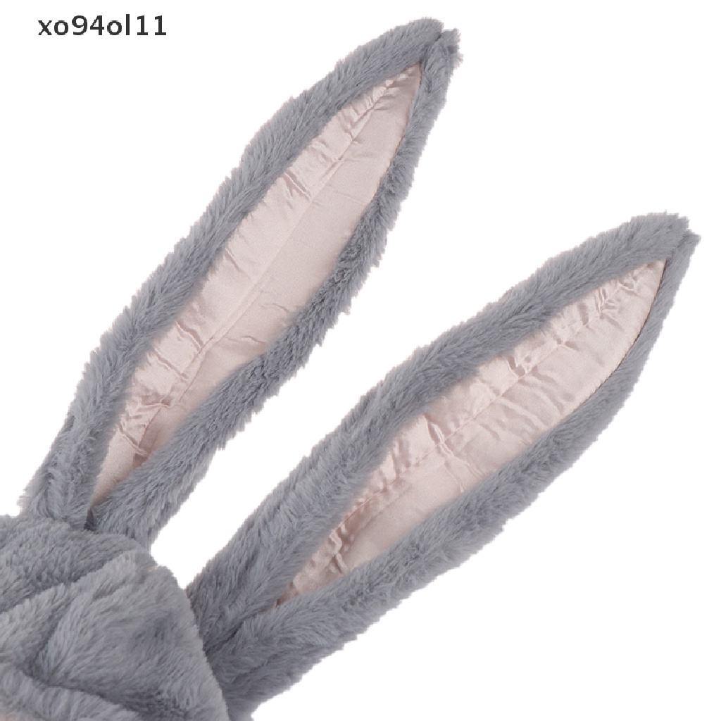 Xo Topi Gadis Lucu Plush Rabbit Bunny Ears Hat Earflap Cap Penghangat Kepala Perlengkapan Foto OL