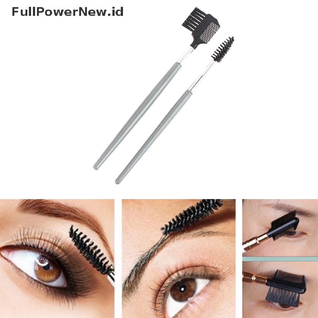 Power 2Pcs Sikat Sisir Bulu Mata Lash Alis Makeup Eyelash Extension Tools ID