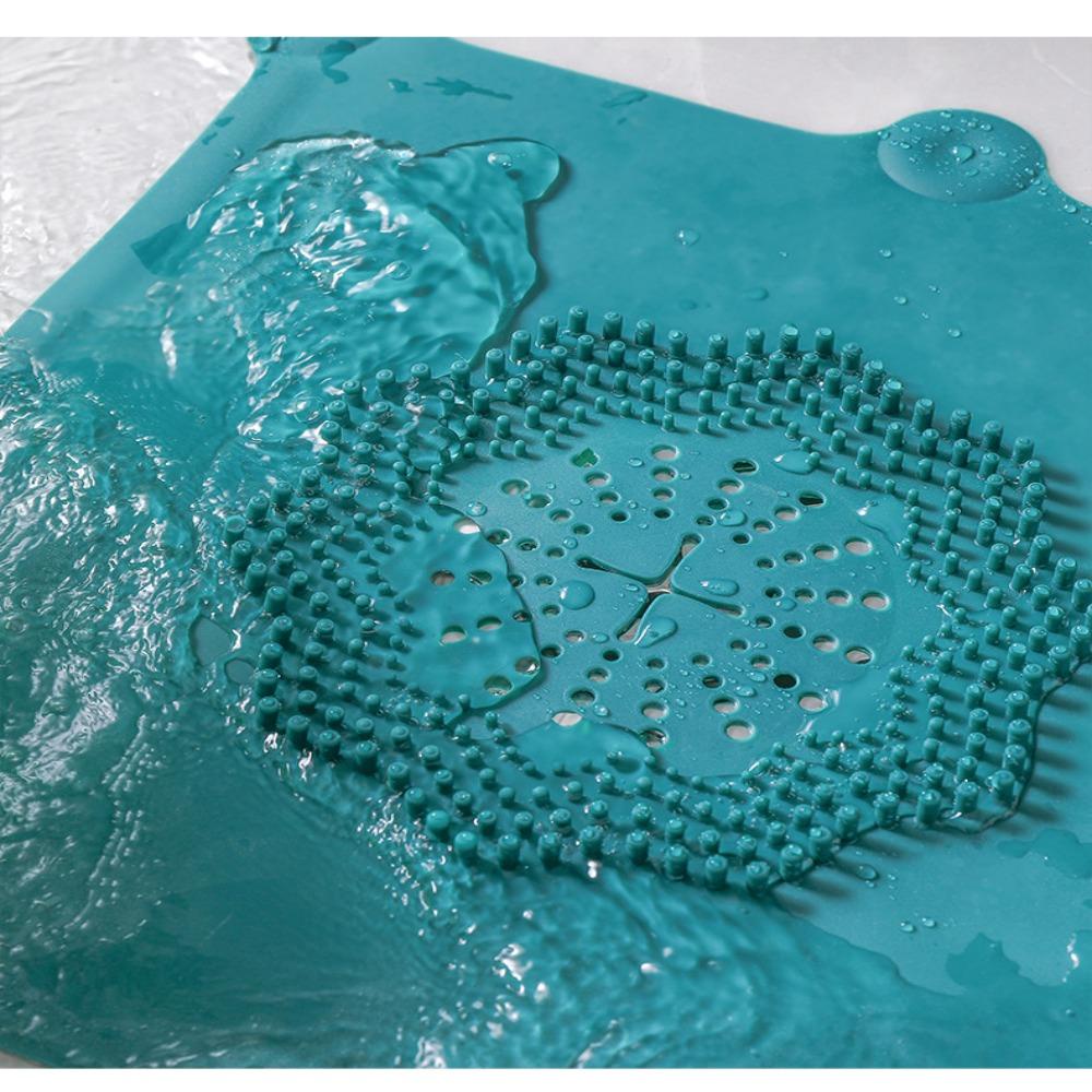 Populer Filter Screen Wastafel Floor Drain Pad Deodorisasi Alas Lantai Stiker Penutup Saluran Air Lantai