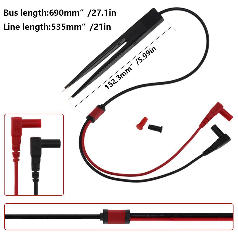 POPULAR Populer Chip Test Clip Komponen Elektronik Resistance Probe Timah Kapasitor