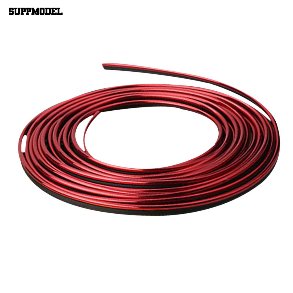 Suppmodel 5M Universal Flexible Lis Interior Mobil Kendaraan Strip Stiker Garis Dekorasi