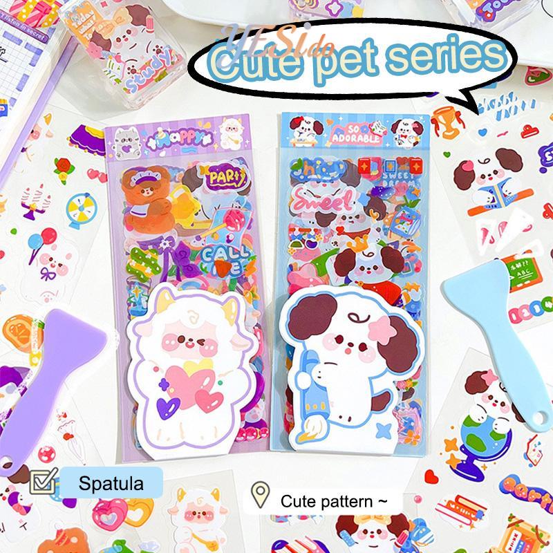 

[COD✨Ready stock]Stiker Scrapbook Lucu Kartun Kartun PET Tahan Air DIY Bahan Dekorasi Cangkir Air Stiker-YES