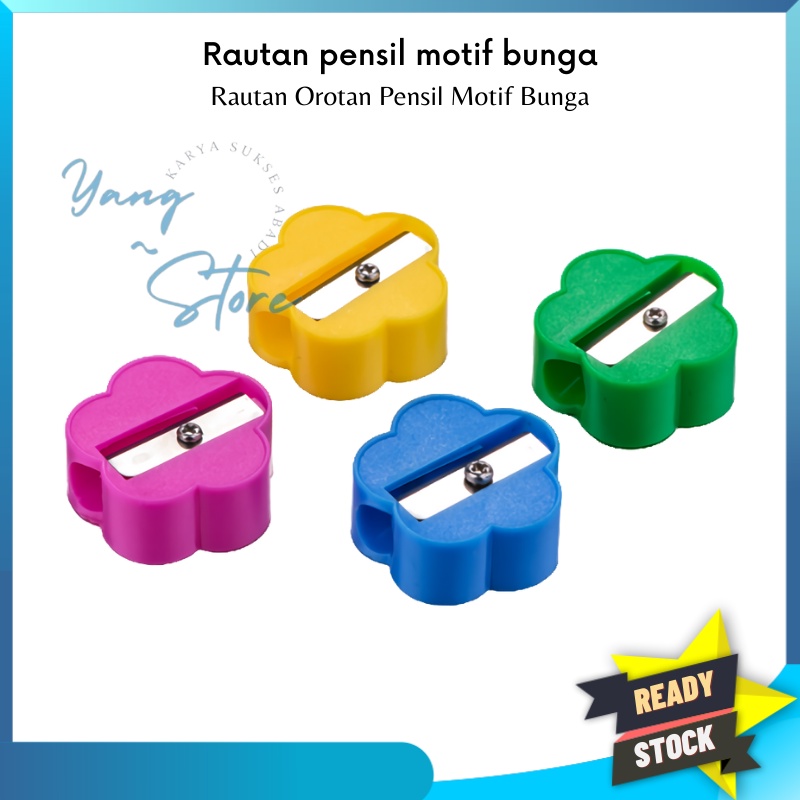 

YGS -G203- Rautan Pensil Motif Bunga Serutan Pengserut Peraut Seliver Seliper Perlengkapan Sekolah