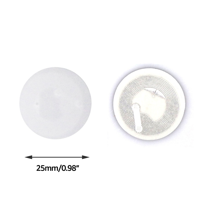 Gro NTAG213 NFC Tag Sticker 13.56MHz ISO14443A Stiker NFC Universal Lable NFC RFID Tag Pengganti Ponsel NFC