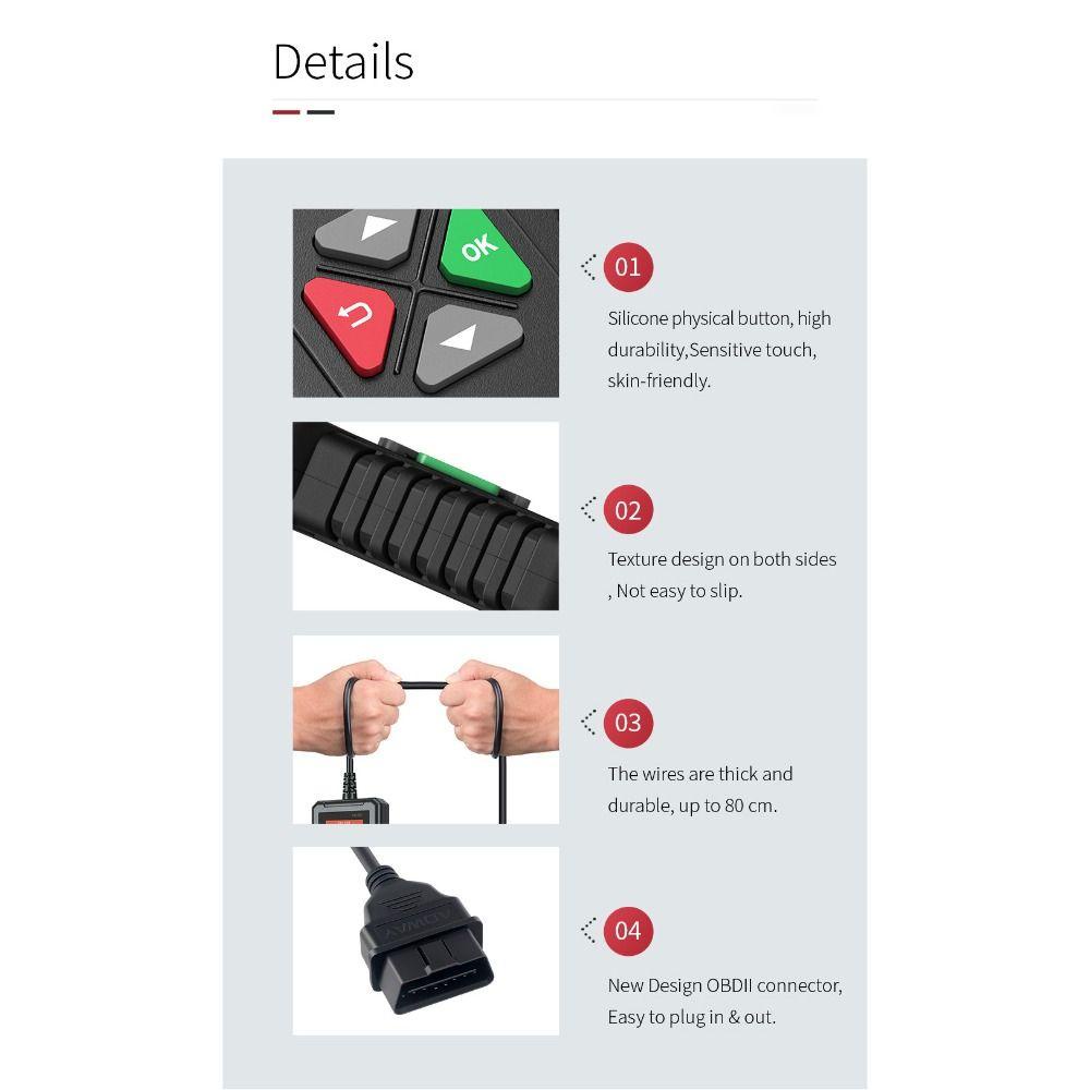 Populer Car OBD2 Scanner Tujuan Umum Multifungsi Code Reader Check Engine Alat Lampu Untuk Semua Mobil OBD2 Sistem Diagnosis Mesin Gagal Membaca Kartu