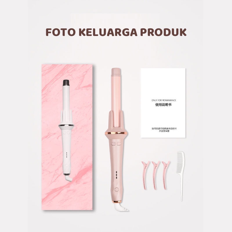 Kaikki Catokan Curly Otomatis 28MM Ceramics Curly Rambut Alat Kriting Rambut
