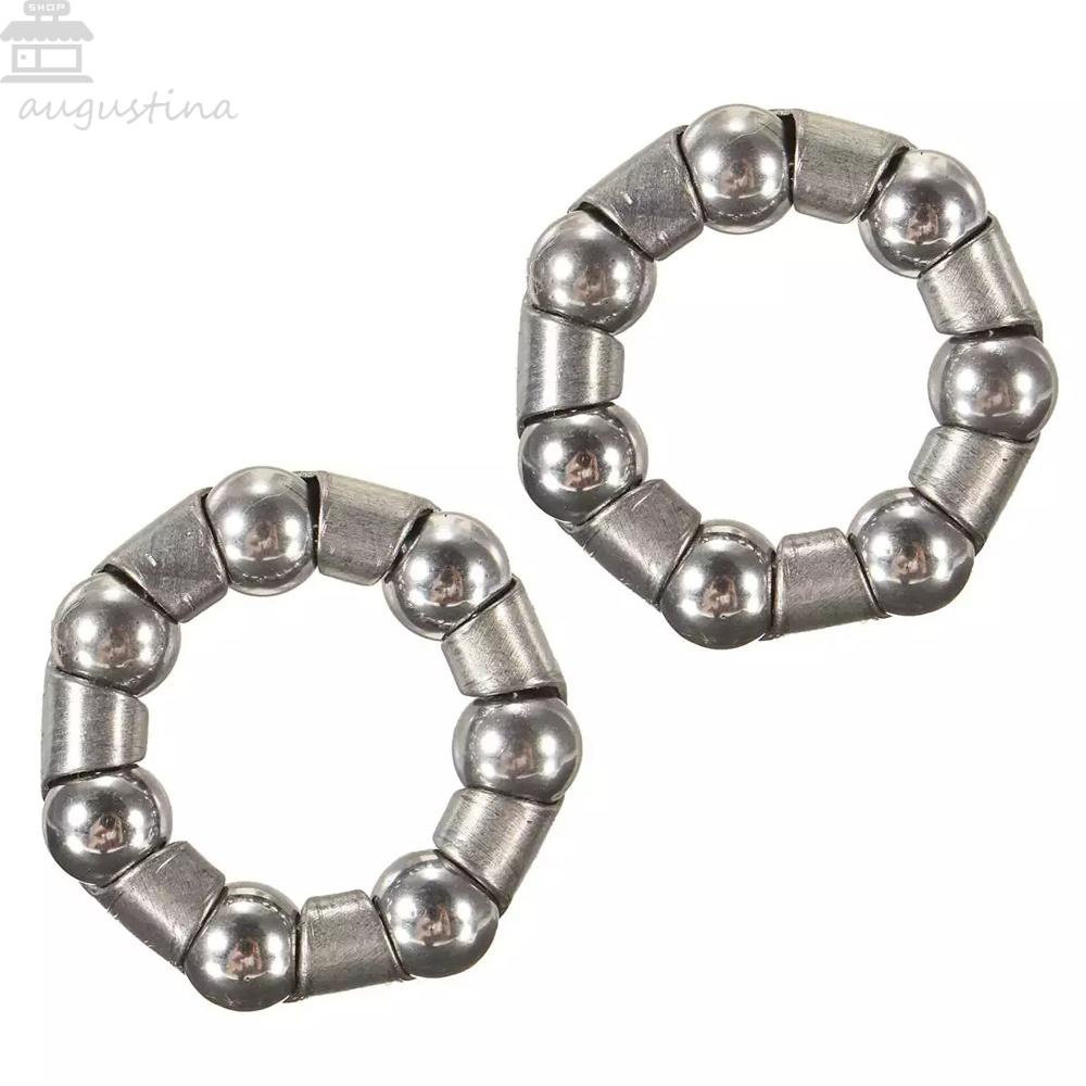 Bantalan Sepeda Agustina Bike Parts Silver3 /16 &quot;MTB Bike Sepeda Hub Depan