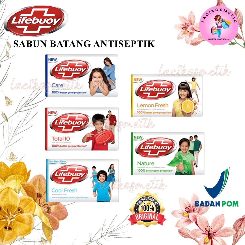 ✨LACIKOSME✨ LIFEBUOY SABUN BATANG ANTISEPTIC - BAR SOAP ANTISEPTIK BPOM ORIGINAL