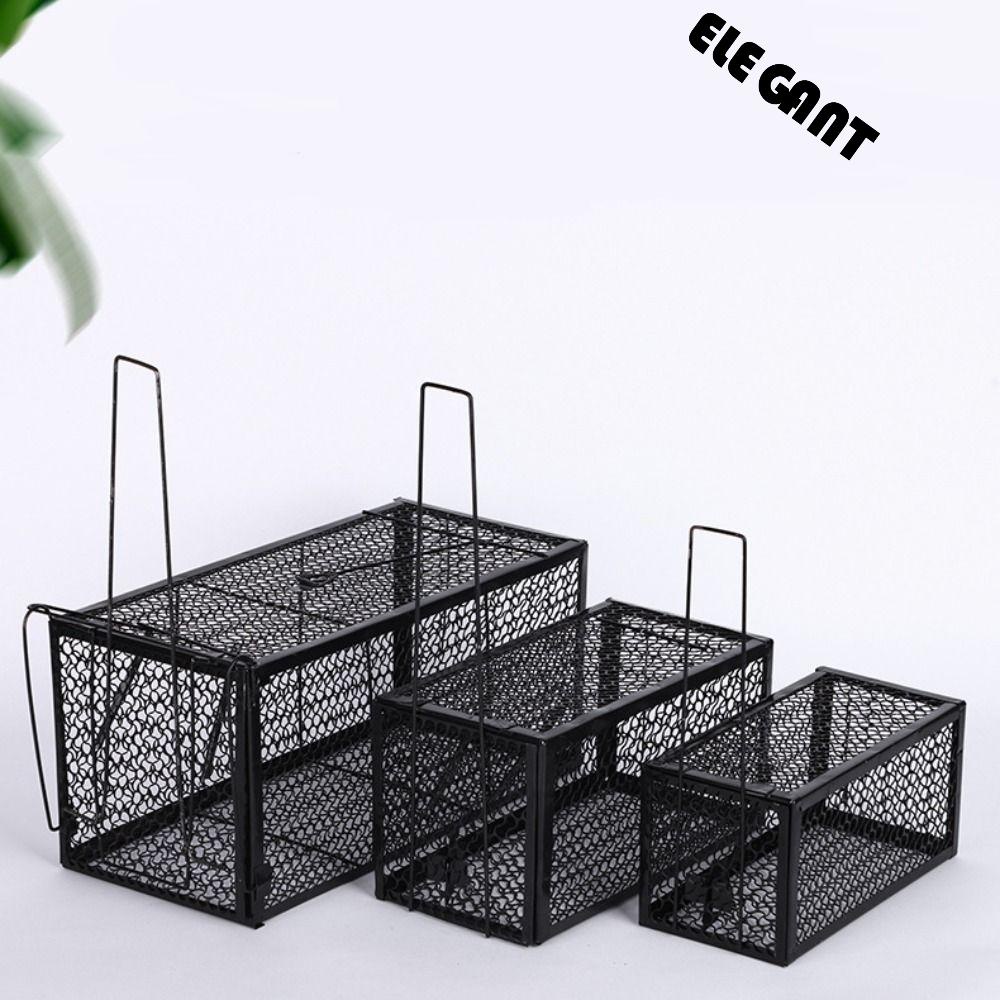 [Elegan] Kandang Tikus Reusable Metal Garden Rat Trap Bait Box Penangkap Tikus Rumah