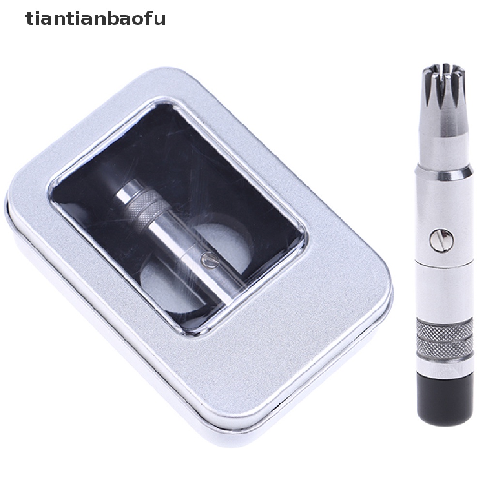 [tiantianbaofu] Alat Cukur Hidung Manual Stainless Steel Penghilang Rambut Tidak Perlu Butik
