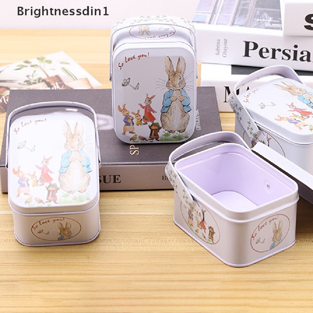 [Brightnessdin1] Vintage Kecil Koper Penyimpanan Kaleng Metal Candy Box Gift Box Cookie Gift Box Butik