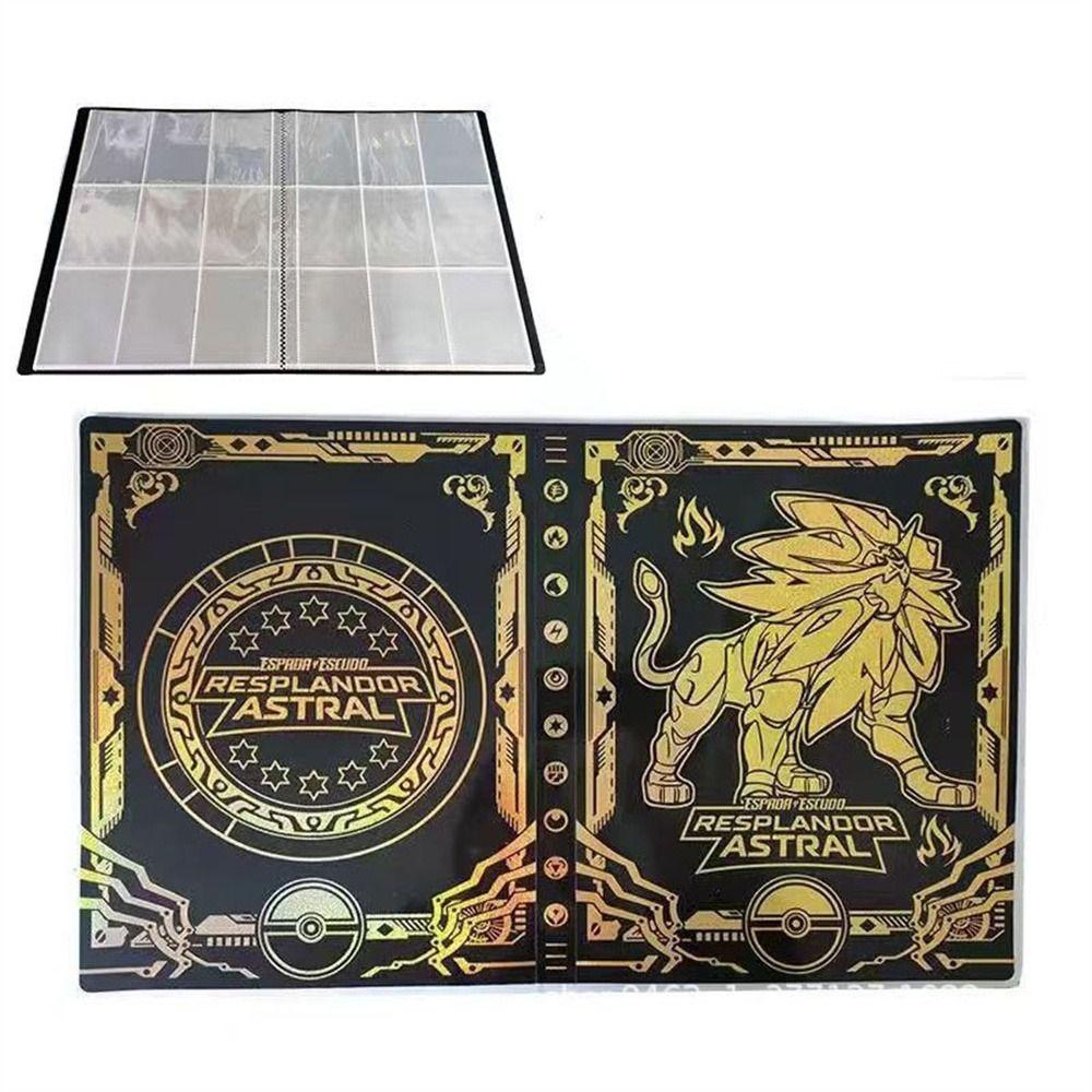 Mxbeauty Album Buku Mainan Hadiah Bronzing Charizard Game Card Holder VMAX GX Binder Folder Collection Binder