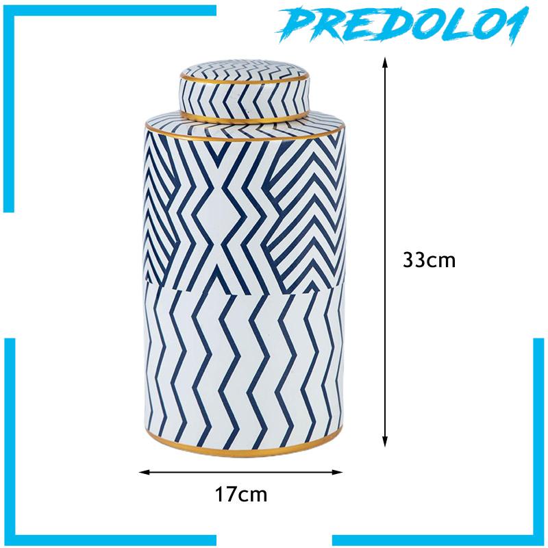 [Predolo1] Vas Guci Jahe Keramik Besar Modern Minimalis Nordic Dengan Tutup Ceramic Vase