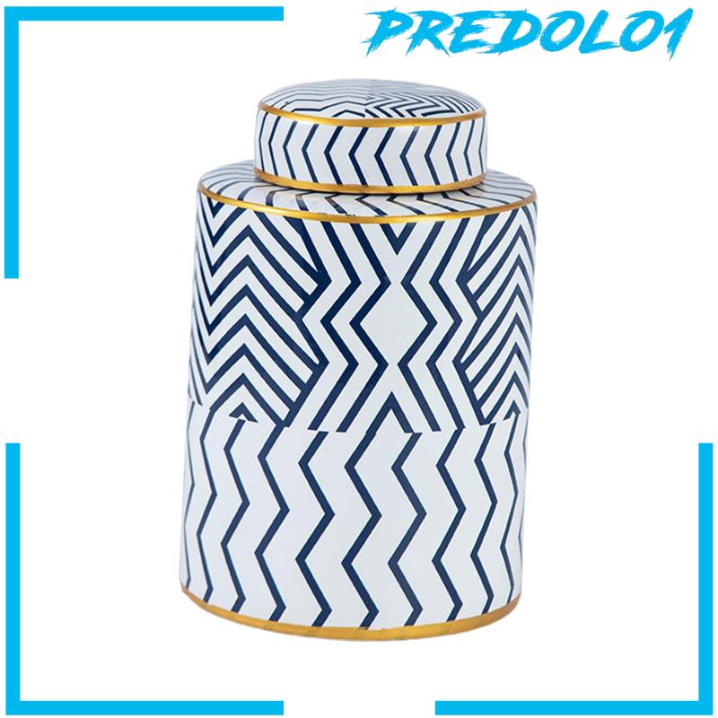 [Predolo1] Vas Guci Jahe Keramik Besar Modern Minimalis Nordic Dengan Tutup Ceramic Vase