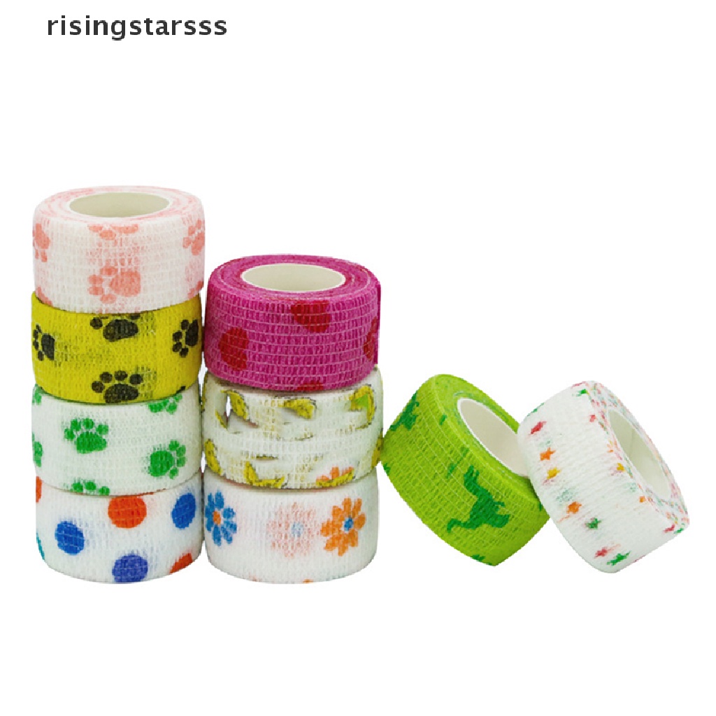 Rsid Span-new 4m Sport Self Adhesive Elastic Wrap Tape Untuk Bantalan Penopang Lutut Jari Jelly