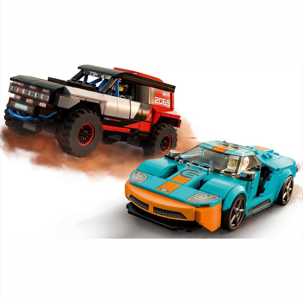 LEGO Speed Champions 76905 Ford GT Heritage Edition and Bronco R