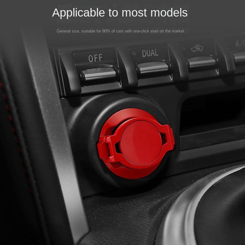POPULAR Onekey Start Stop Tombol Cover Motor Start Ring Interior Moldings Modifikasi Interior Start Switch Pelindung Saklar Penutup Putar