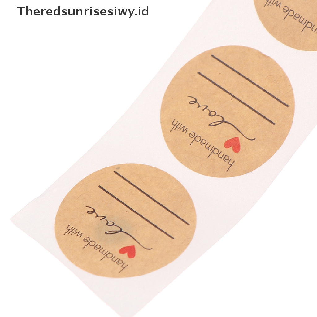 # Kado Mom &amp; PAPA DIY # 500pcs/roll Stiker Thank You Untuk seal label scrapbooking e Dekorasi X~