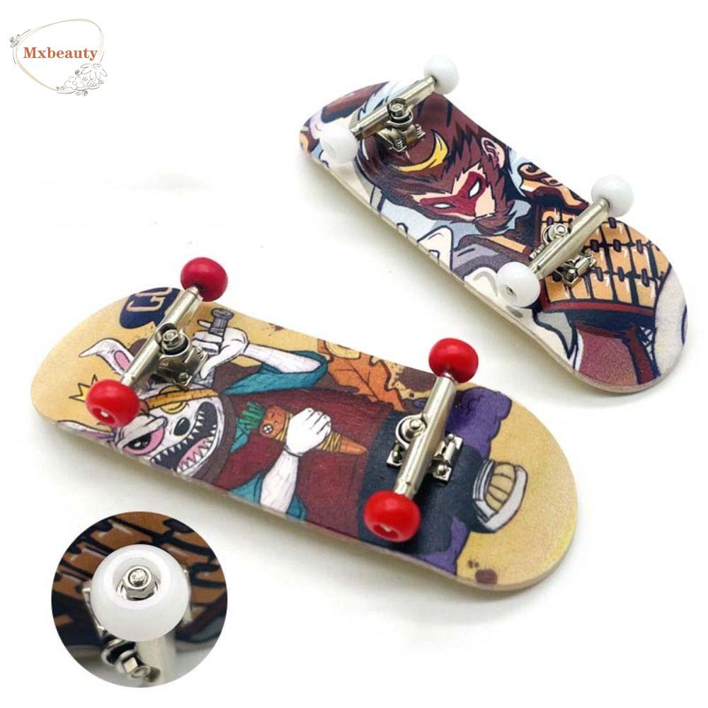 Mxbeauty Jari Skateboard Untuk Anak-Anak Mainan Anak Novelty Mini Skateboard Jari Skuter Simulasi Tabletop Mainan Fingerboard Mainan Edukasi Jari Papan Surfing