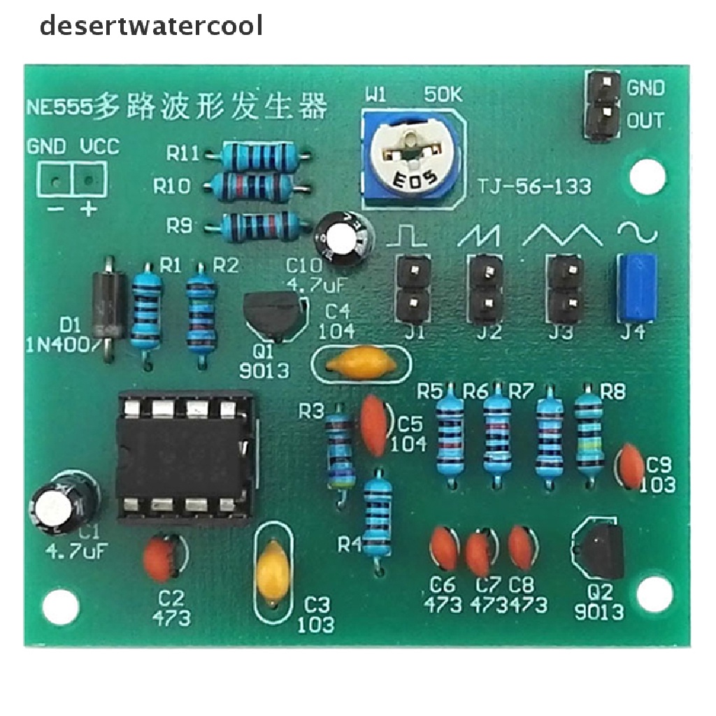 Deid DC 6-12V Ne55 Modul Generator Pulsa Generator Sinyal Gelombang Sinus/Segitiga/Persegi Martijn