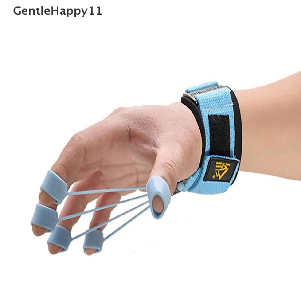 Gentlehappy Finger Gripper Kekuatan Trainer Tangan Yoga Resistance Band Alat Latihan Jari id