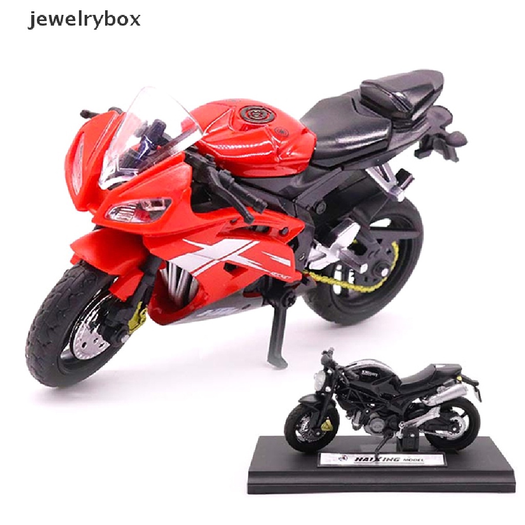 [jewelrybox] 1pc 1: 18 Ducati 696statis Die Cast Kendaraan Koleksi Hobi Mainan Motor Butik