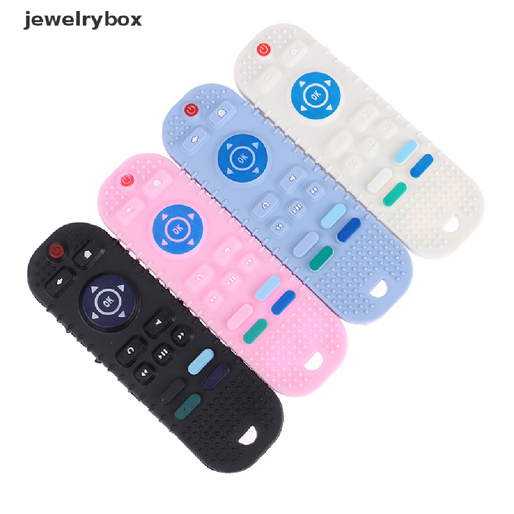 [jewelrybox] Mainan Bayi Silikon Mainan Mengunyah TV Bentuk Remote Control Bayi Balita Mainan Awal Butik