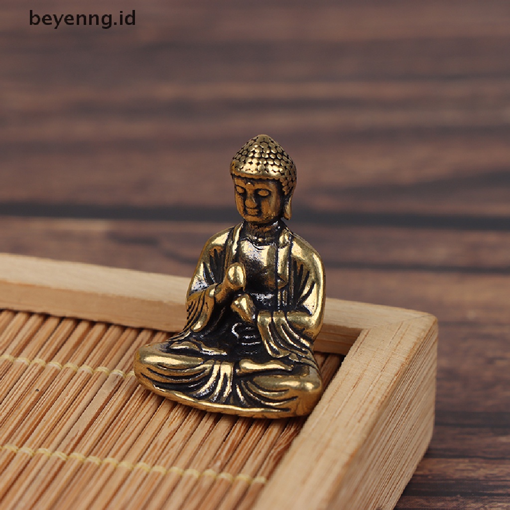 Beyen Maitreya Buddha Satue Taman Dekorasi Rumah Crafs Miniatur Fingure Hadiah ID