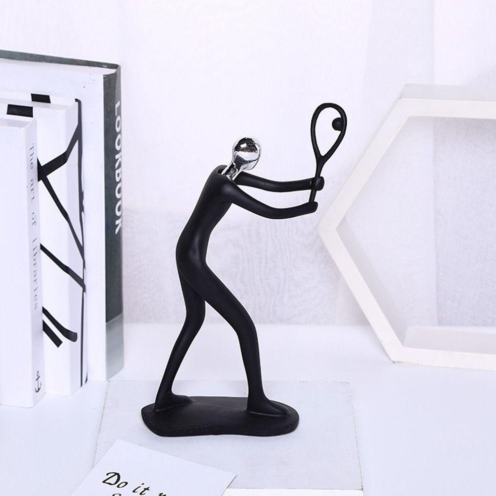 Lanfy Sports Figure Patung Kreatif Sederhana Artwork Dekorasi Rumah Indah Kerajinan Tangan Figure Statue