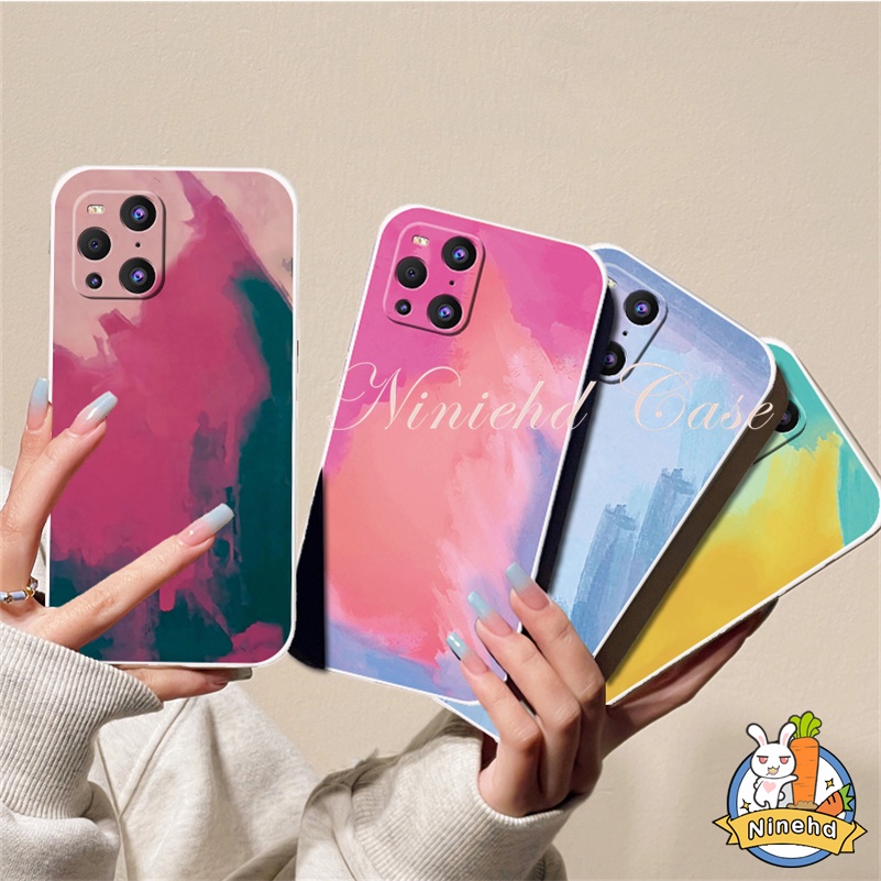 Samsung A14 A04e A04s A04 A03s A03 A13 A12 A22 A32 A54 A34 A52s A52 A72 A33 A53 A23 A11 Silikon Cair Cat Air Tepi Lurus Phone Case Lensa Full Protect Shockproof Soft Case