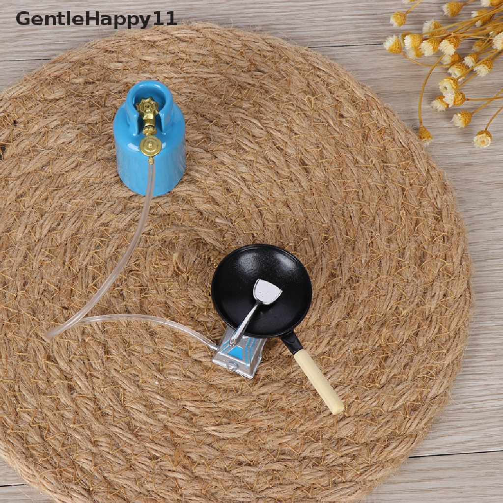 Gentlehappy Dapur Miniatur Rumah Boneka 1: 12 Toy Kitchen Satu Set Gas Tinggi 5cm id