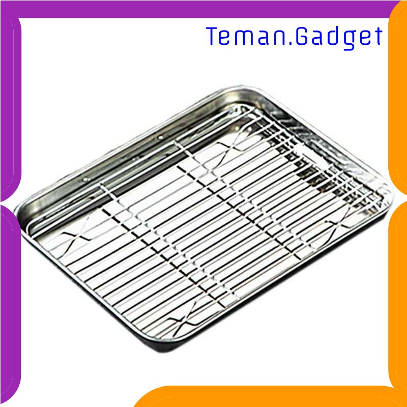 TG -  DPR NLSLASI Loyang Nampan Baking Sheet Tray Rack Removable Stainless Steel - NL28