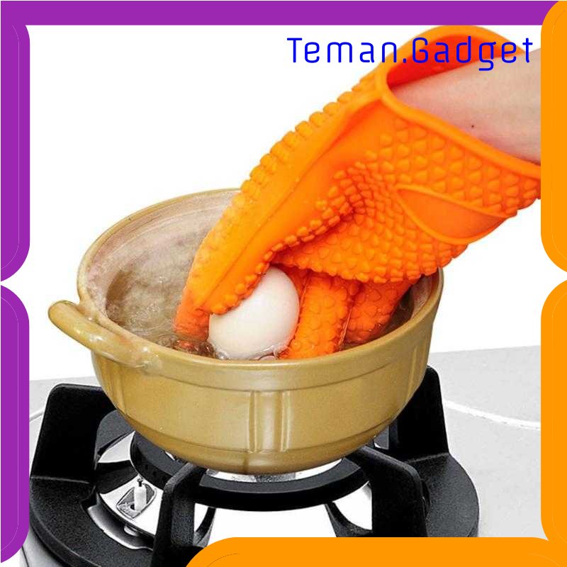 TG -  DPR Sarung Tangan Silikon Anti Panas Heat Resistance Kitchen Glove 1 Pcs - FGS