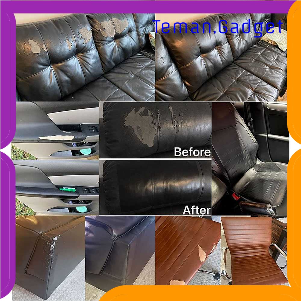 TG - ART QJH Kulit Sintetis Tambal Sofa Self Adhesive Patches Sticker 25x30cm - RX277