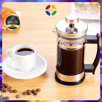 Alat Penyeduh kopi French Press Coffee Maker Pot 350 ml Black