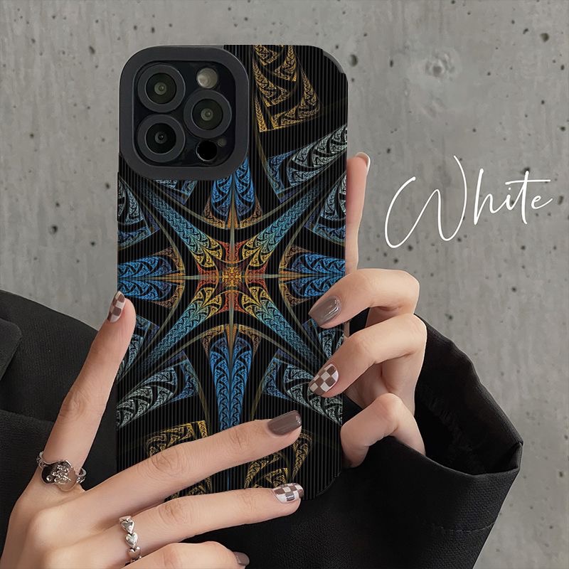 Pretty Cross Lines Leather Soft Case IP IPhone 7 8 Plus SE 2020 X XR XS Max 11 12 13 14 Pro Max 14 Plus Camera Protect for Women Girls Fashion