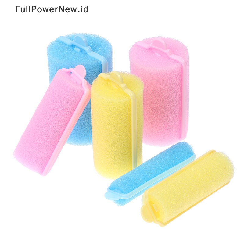 Power Sponge Curls Curly Bergelombang Curly Profesional Styling Foam Busa Spon Empuk Roller ID