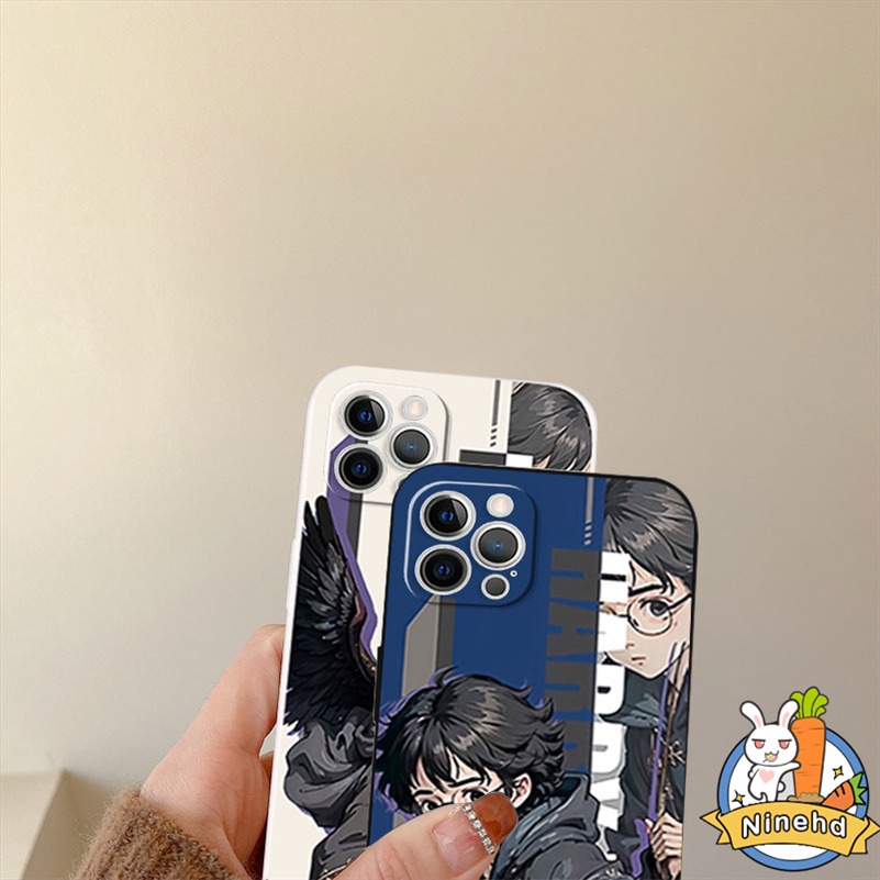 Xiaomi Redmi 12C A1 A1+10C 10A 10 9 9A 9C 9T Redmi Note12 11 11s 10 10s 9 9s Pro Fashion Kartun Harry Potter Style Phone Case Tepi Lurus Full Melindungi Anti Gores Sarung Telepon