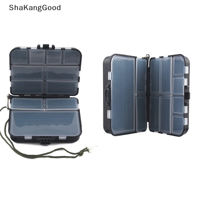 Selip Mini Tempat Penyimpanan Terbang Fishing Tackle Box Memancing Sendok Kait Umpan Kotak Penyimpanan Aksesoris Pancing SKK