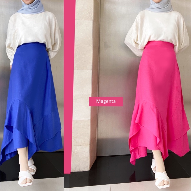RX Fashion - HANNA SKIRT TWISTCONE / ROK WANITA KOREAN TERBARU - NN