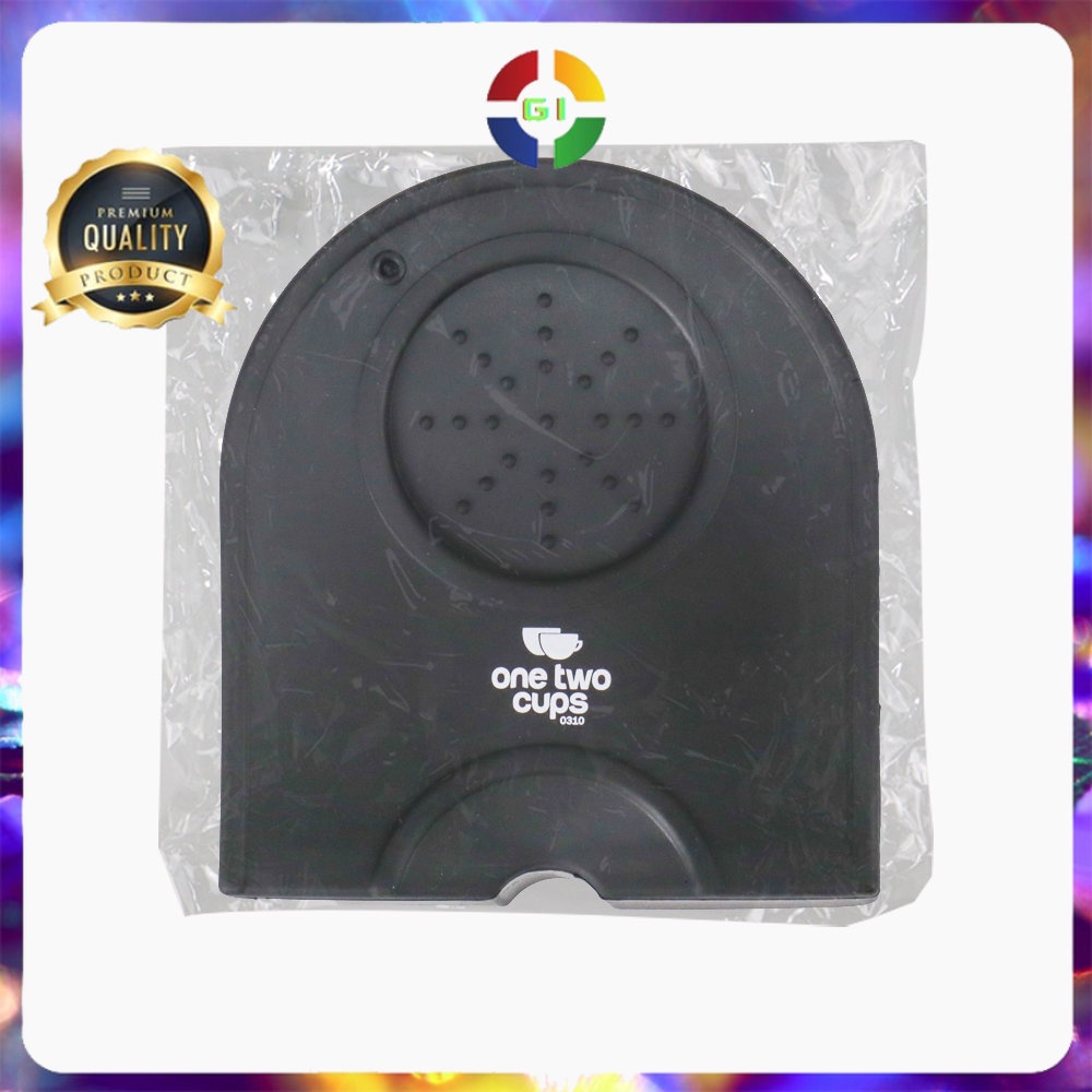 Silicone Holder Mat Tamper Kopi Espresso Barista Black