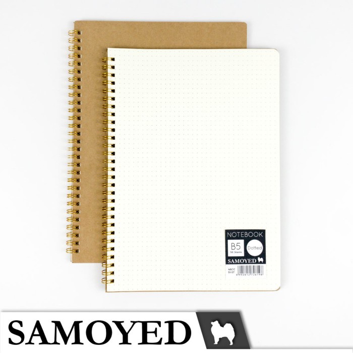 

Buku Catatan / Notebook B5 Samoyed NBCC-51 (Plain/Ruled/Grid/Dotted) - Dotted (Titik) -RTUOLSP